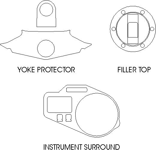 Triumph Speed Four - Yoke Protector