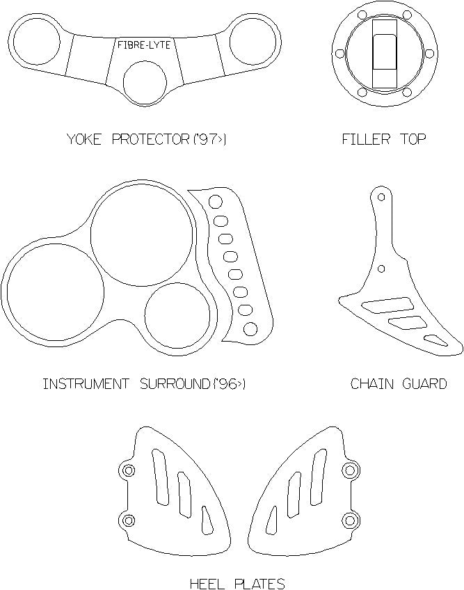 Triumph T595/955 - Yoke Protector