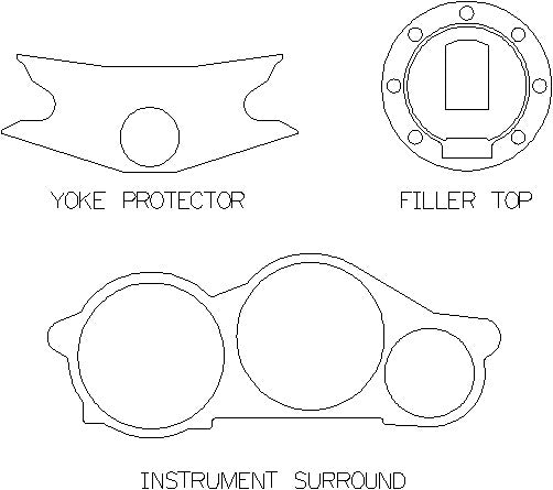 Yamaha TRX850 - Yoke Protector