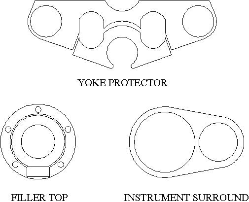 Yamaha FZS1000 Fazer 2001-05 - Yoke Protector