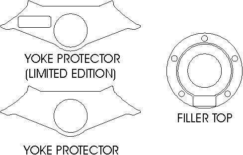 Yamaha YZF600R - Yoke Protector