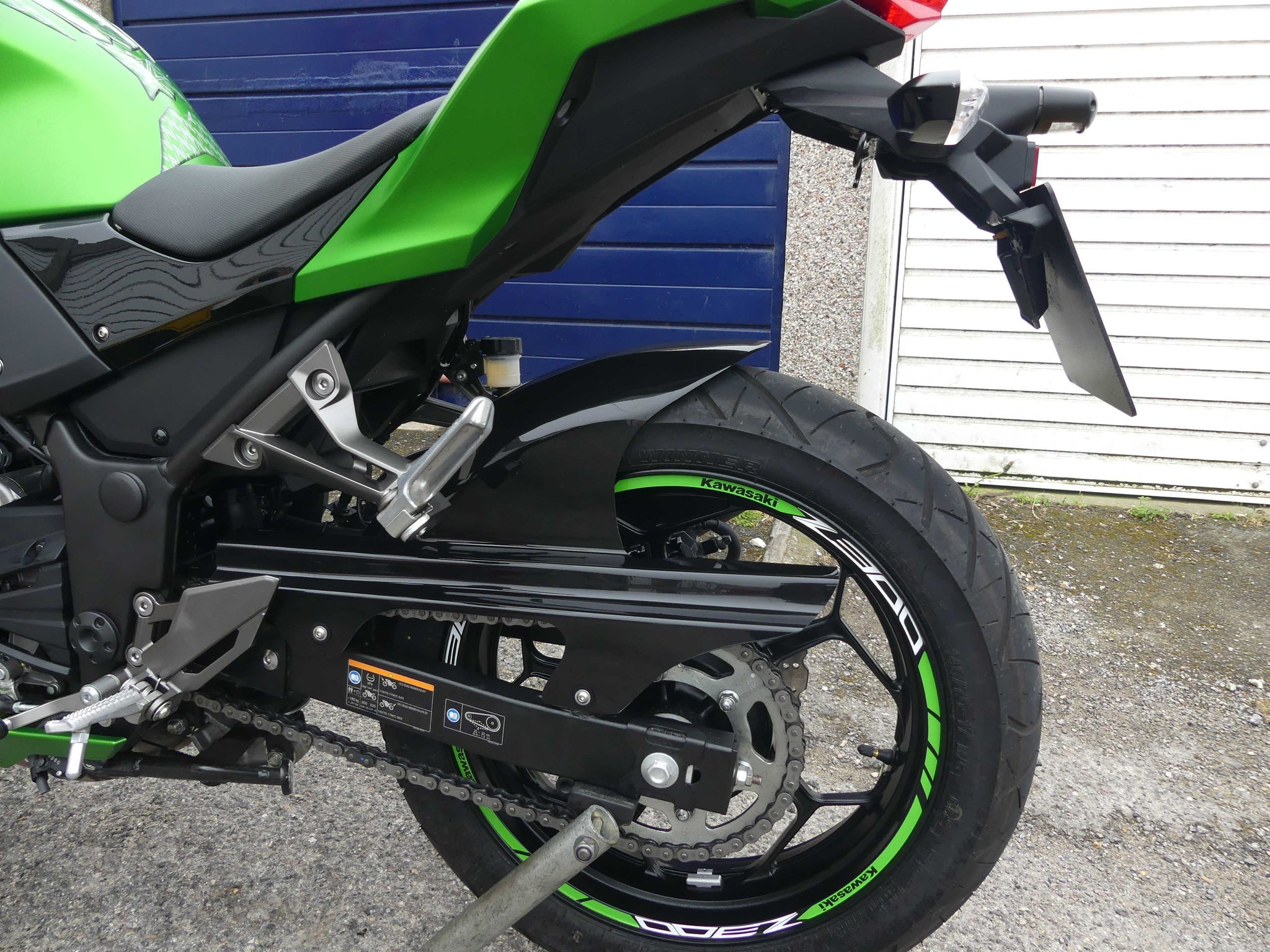 Kawasaki Ninja 300R - Rear Hugger (GRP)