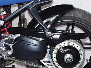 Triumph Speed Triple 2005 - Rear Hugger (GRP)