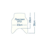 Honda CB1 Big One CB1000 1993on - Universal Stylish Fly Screen Kit - Standard Fly Screen 28cm Tall