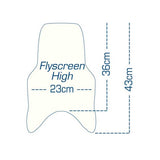 Honda CB1 Big One CB1000 1993on - Universal Stylish Fly Screen Kit - Tall Fly Screen 36cm