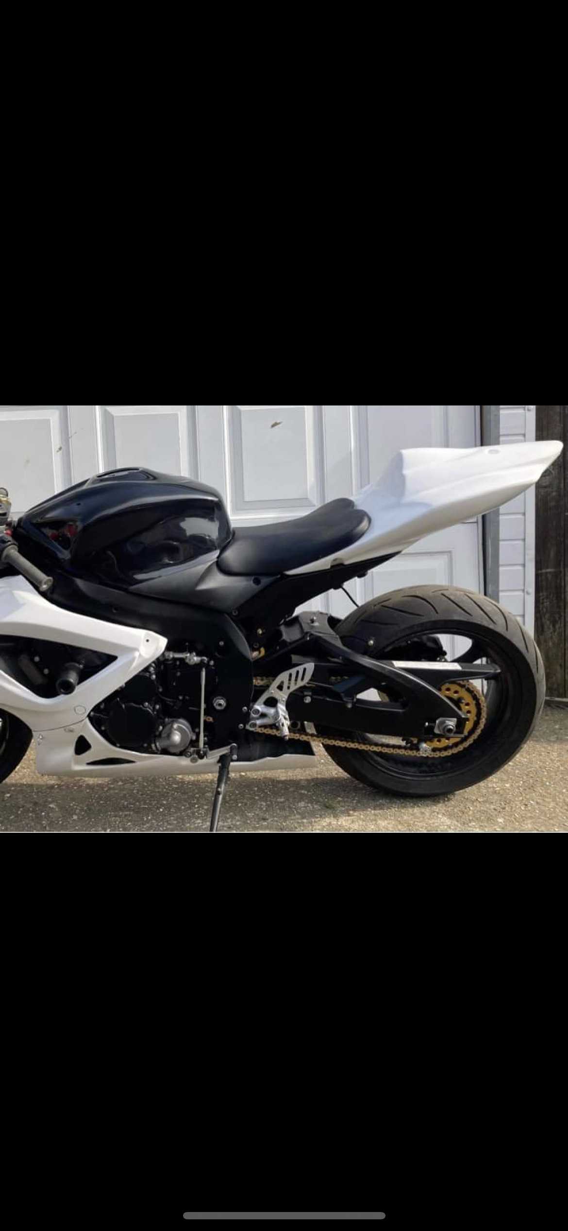 Suzuki GSXR600/750 K6-7 2006-07 - SBK Extended Tank cover white