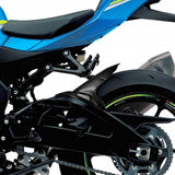 Pyramid Hugger | Carbon / Metallic Blue (Triton Blue w/ Yellow & White Stripes) / Matte Black | Suzuki GSXR 1000 2017-Current