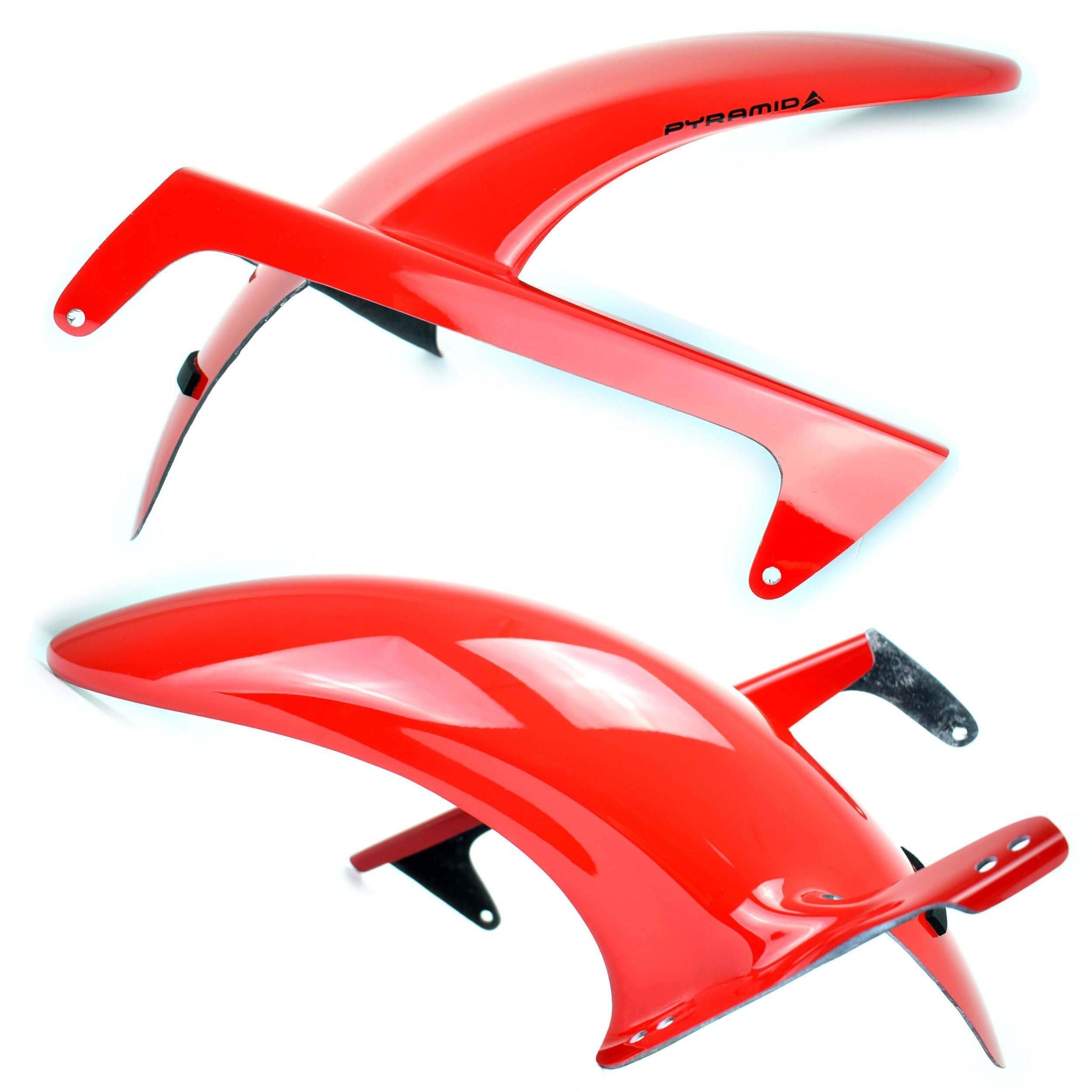 Pyramid Hugger | Gloss Black / Gloss Red (Italian Red) / Yellow | Honda VTR 1000 F Firestorm 1997-2005