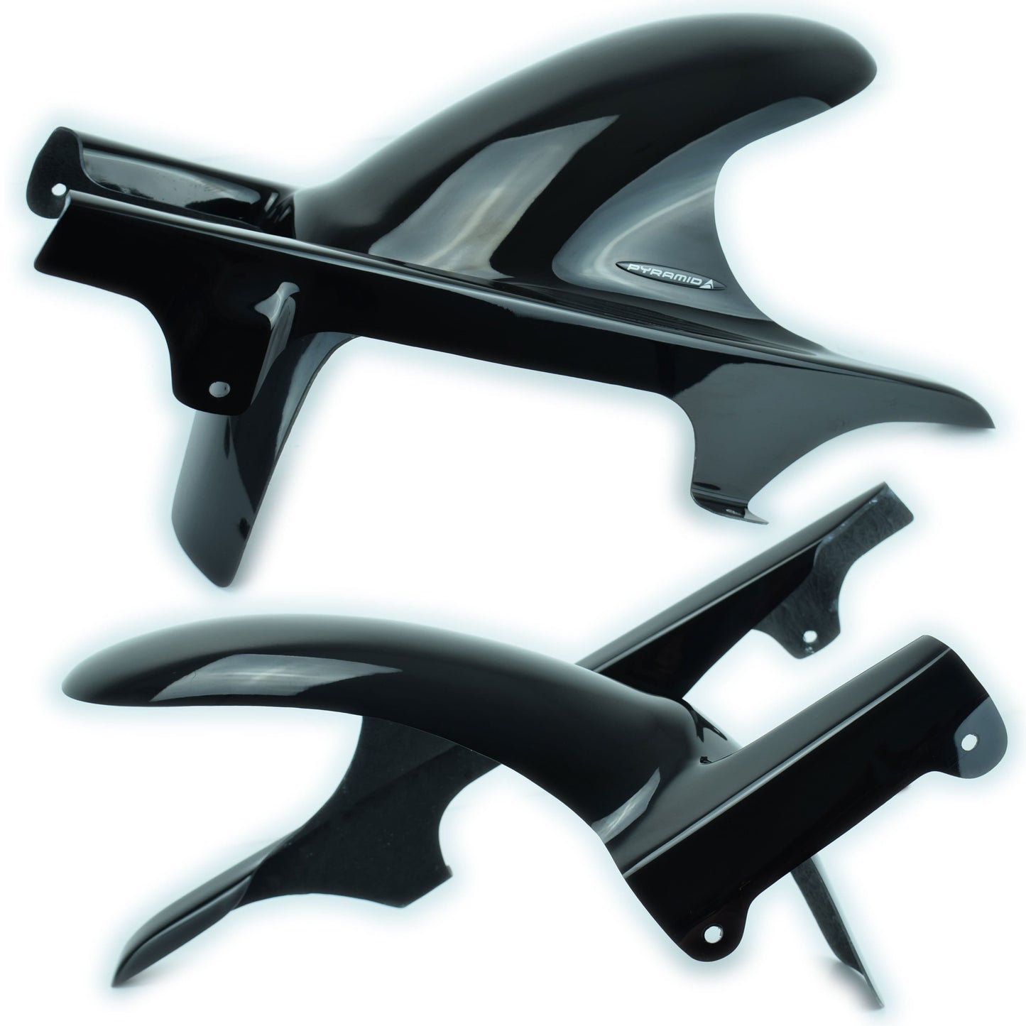 Pyramid Hugger | Gloss Black / Gloss White | Honda XL 1000 V Varadero 1998-2013