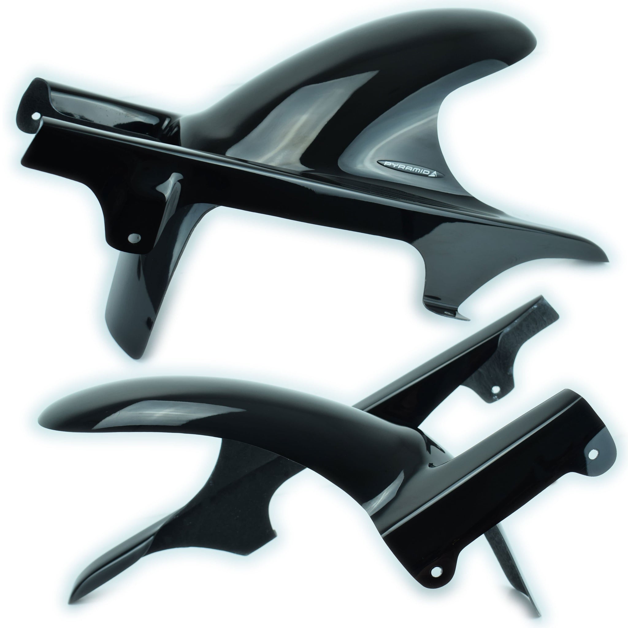 Pyramid Hugger | Gloss Black / Gloss White | Honda XL 1000 V Varadero 1998-2013