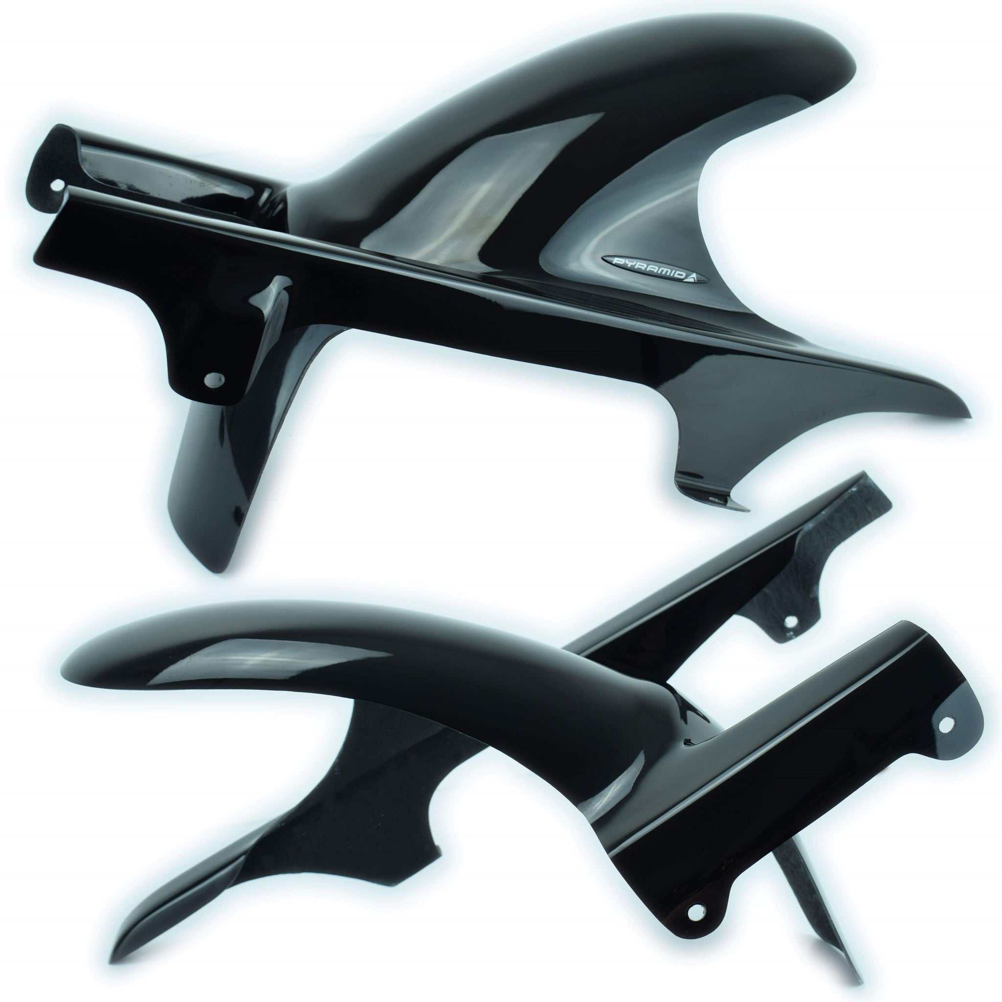 Pyramid Hugger | Gloss Black / Gloss White | Honda XL 1000 V Varadero 1998-2013