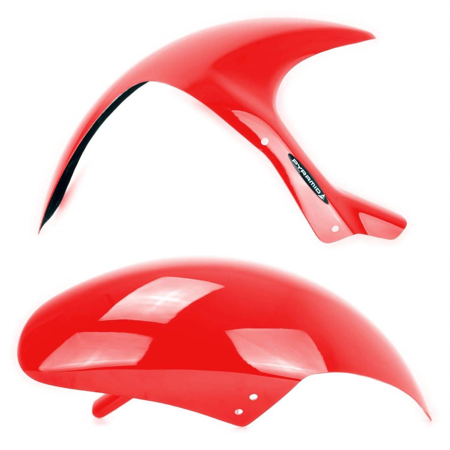 Pyramid Hugger | Gloss Black / Gloss Red | Honda VTR 1000 SP1 2000-2001