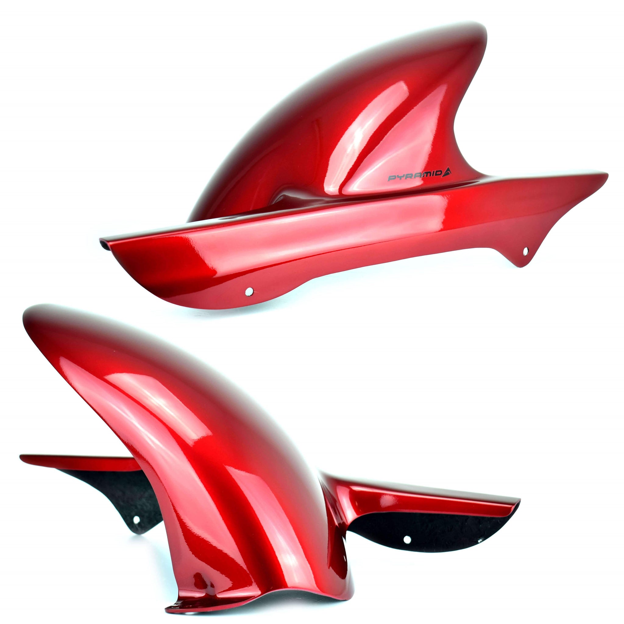 Pyramid Hugger | Gloss Black / Metallic Red (Pearl Sienna Red) | Honda CBF 1000 2006-2009