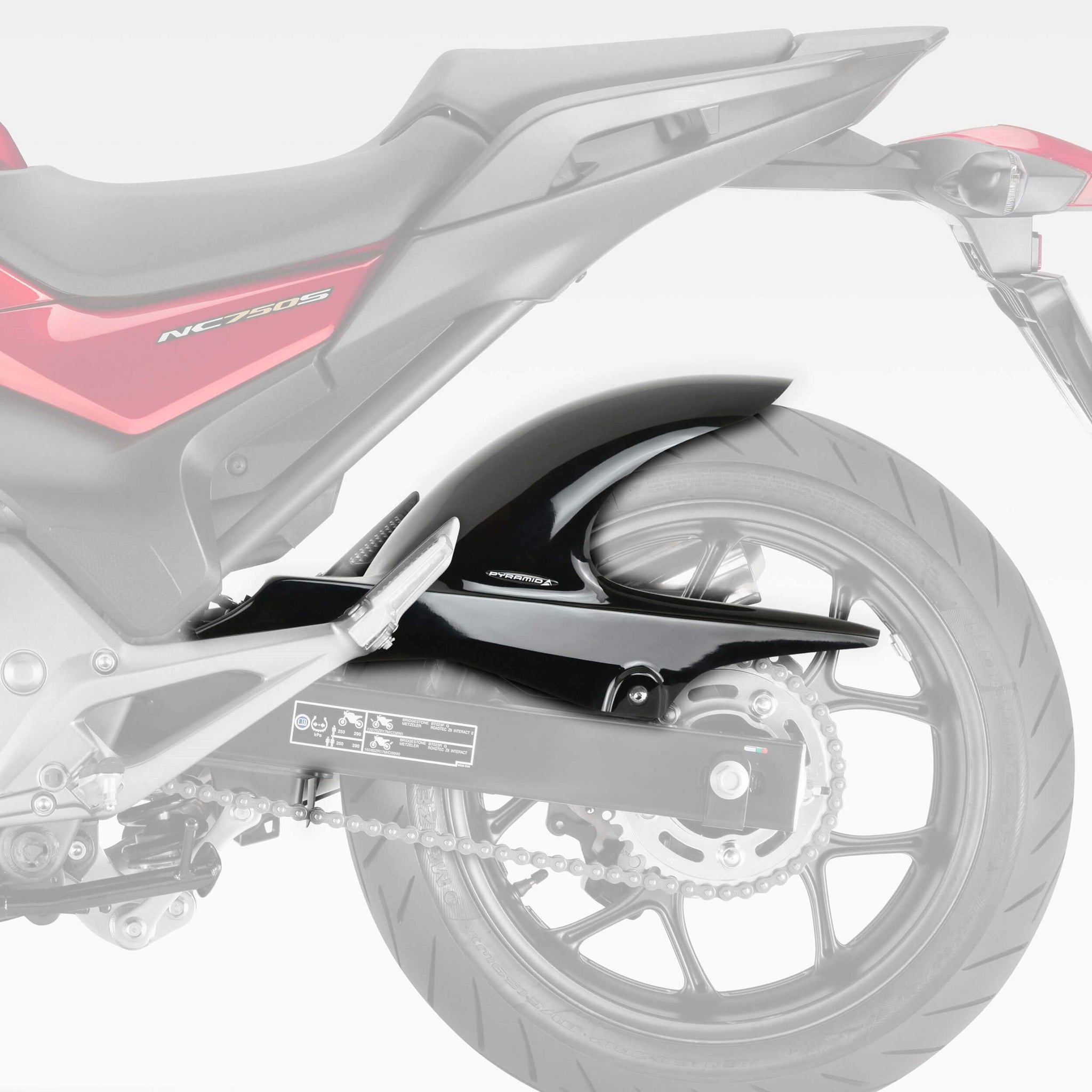 Pyramid Hugger | Matte Black | Honda NC 700 | 750 | S | X 2012-Current