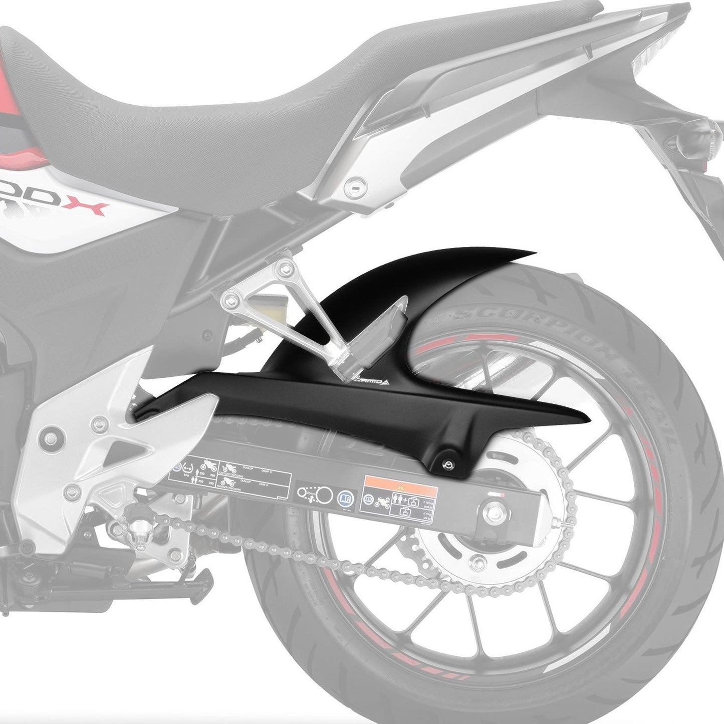 Pyramid Hugger | Gloss Black | Honda CB 500 F | X 2019-2021