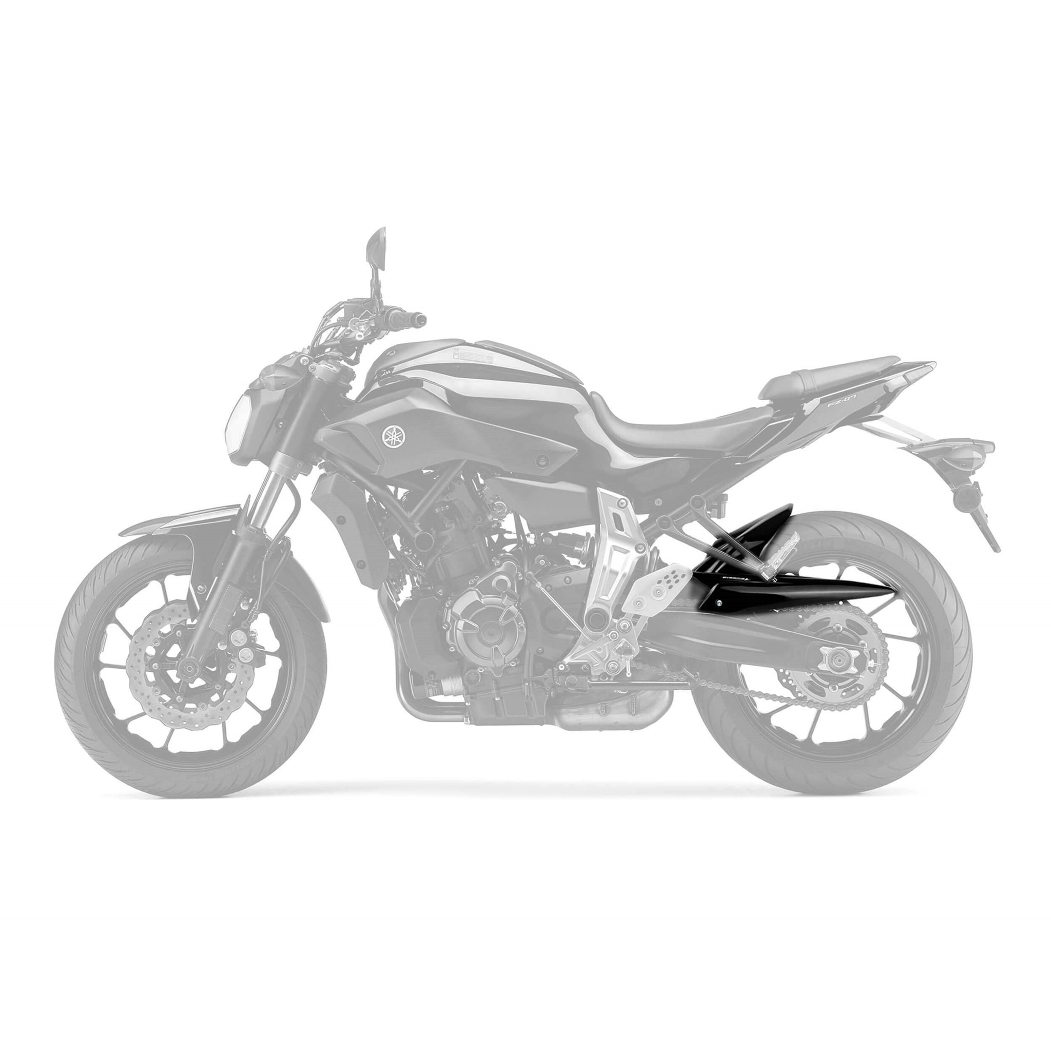 Pyramid Hugger | Gloss Black | Yamaha MT-07 | XSR 700 2013-Current