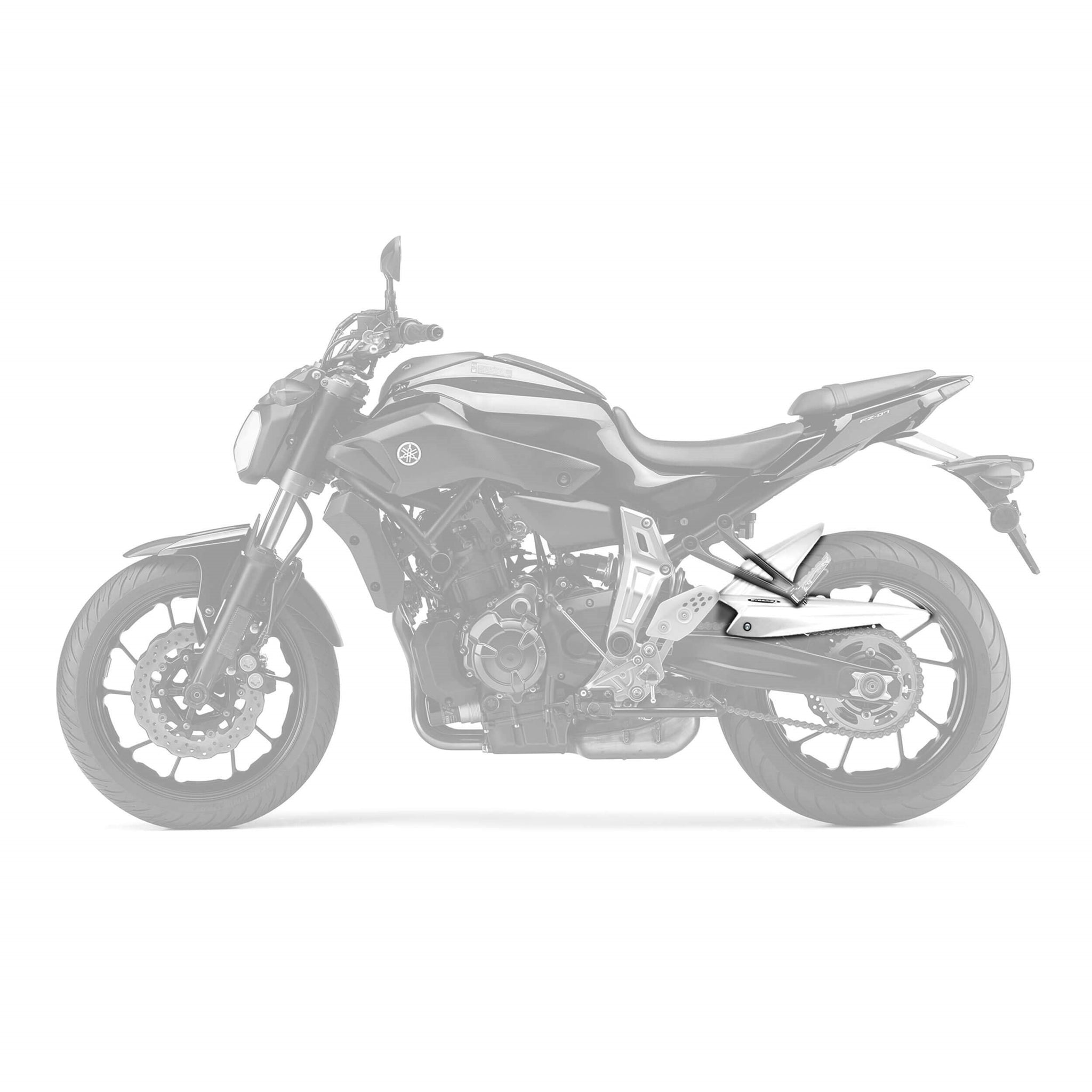 Pyramid Hugger | Gloss White | Yamaha MT-07 2013-Current