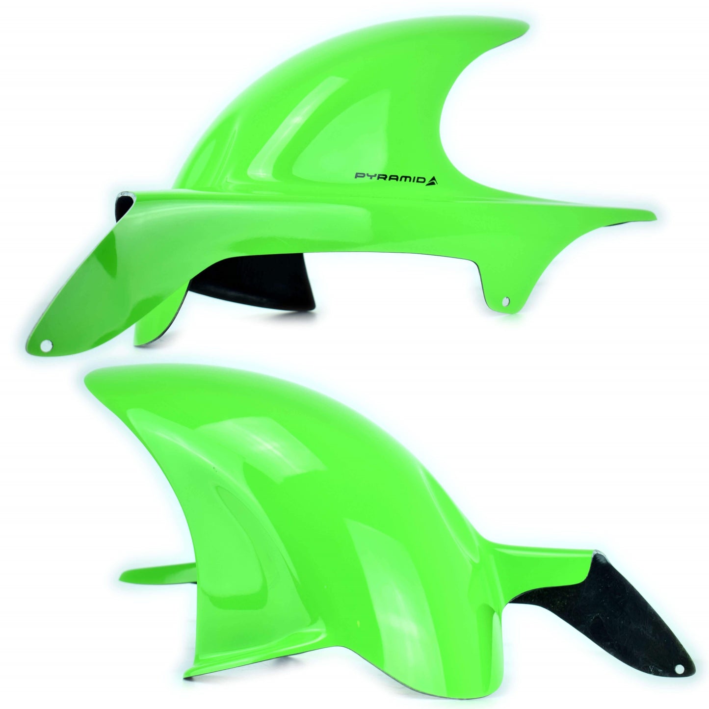 Pyramid Hugger | Gloss Black / Gloss Green | Kawasaki ZX7-R 1992-2003