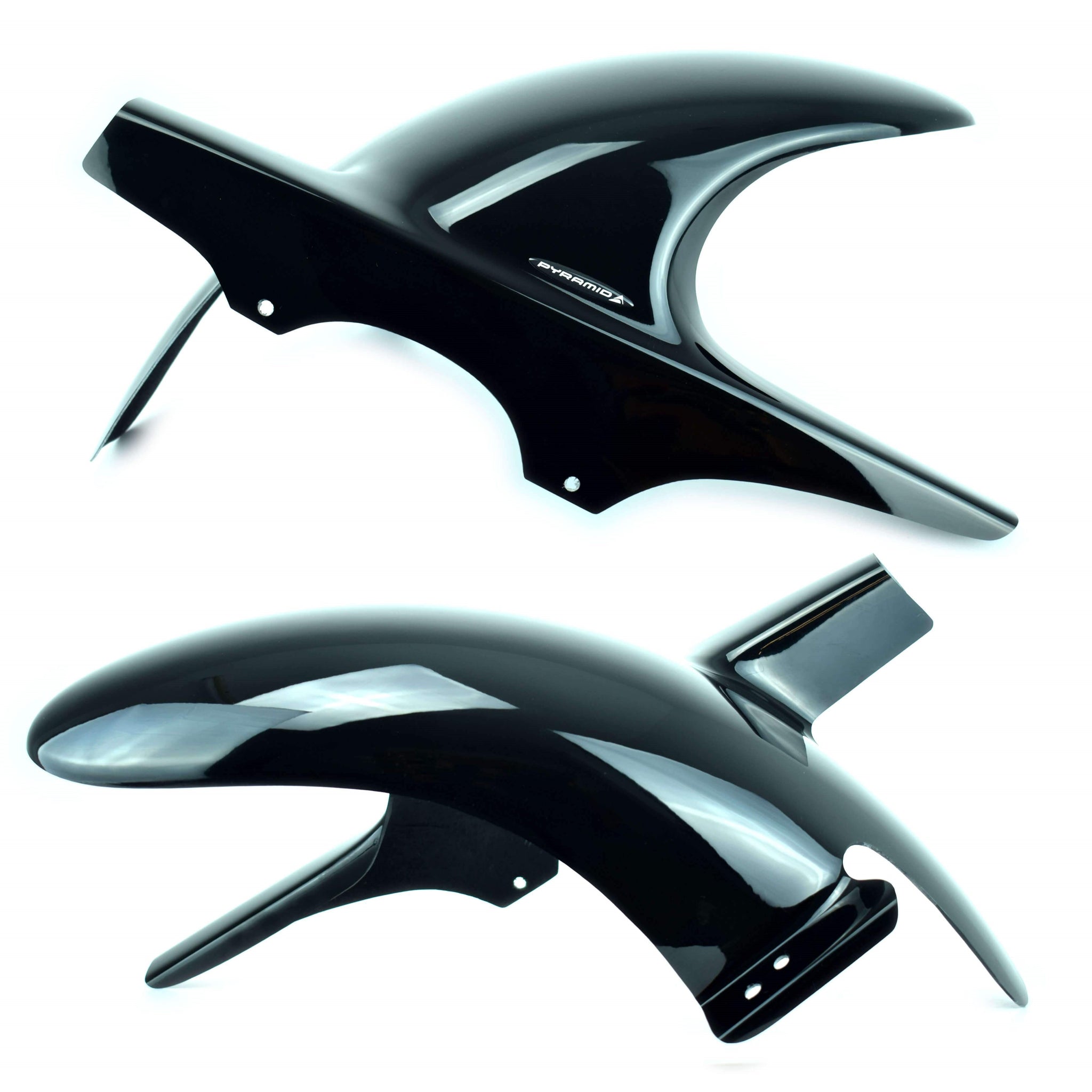 Pyramid Hugger | Gloss Black / Gloss Green | Kawasaki ZX6-R 2000-2002