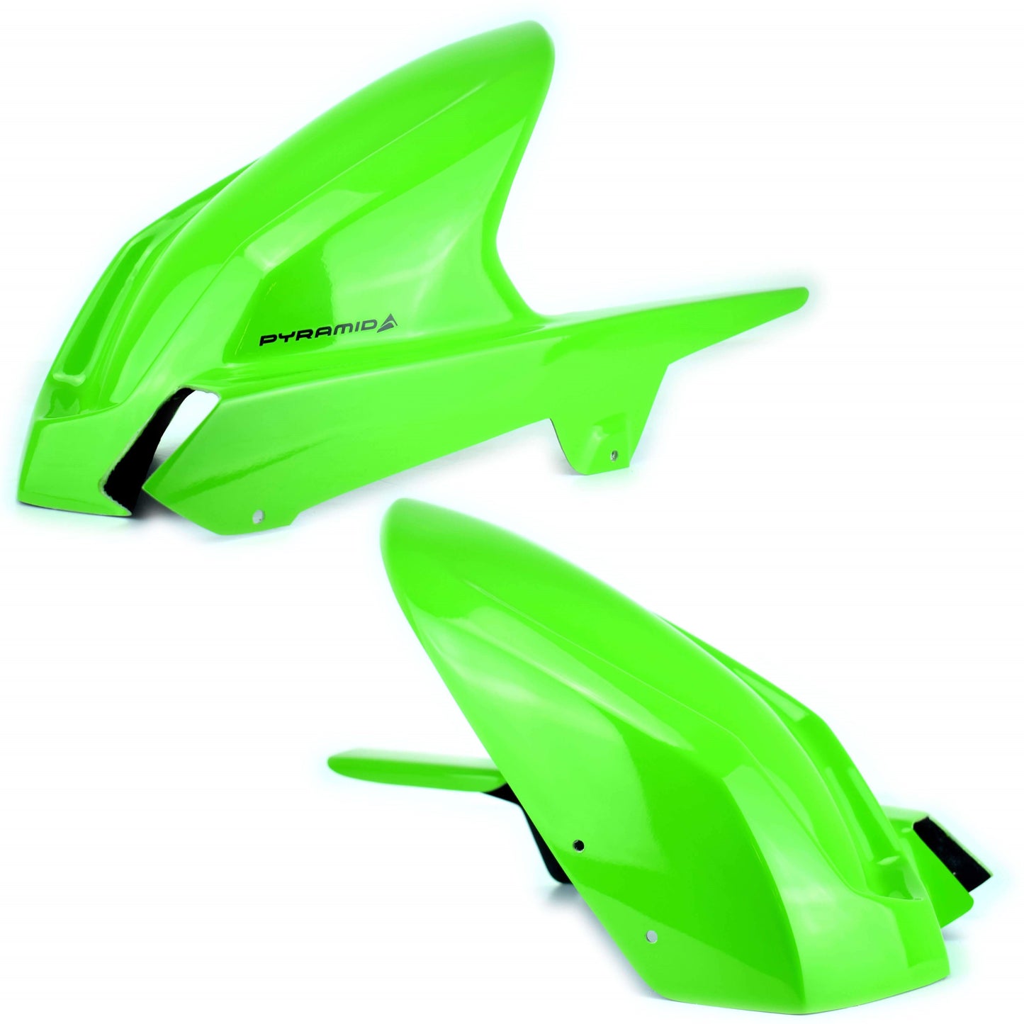 Pyramid Hugger | Gloss Black / Gloss Green | Kawasaki Z 750 S 2004-2006