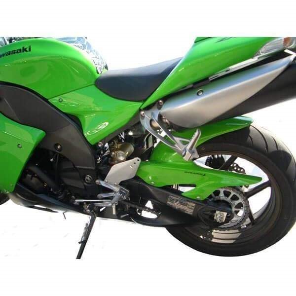 Pyramid Hugger | Gloss Black / Gloss Green | Kawasaki ZX10-R 2004-2007