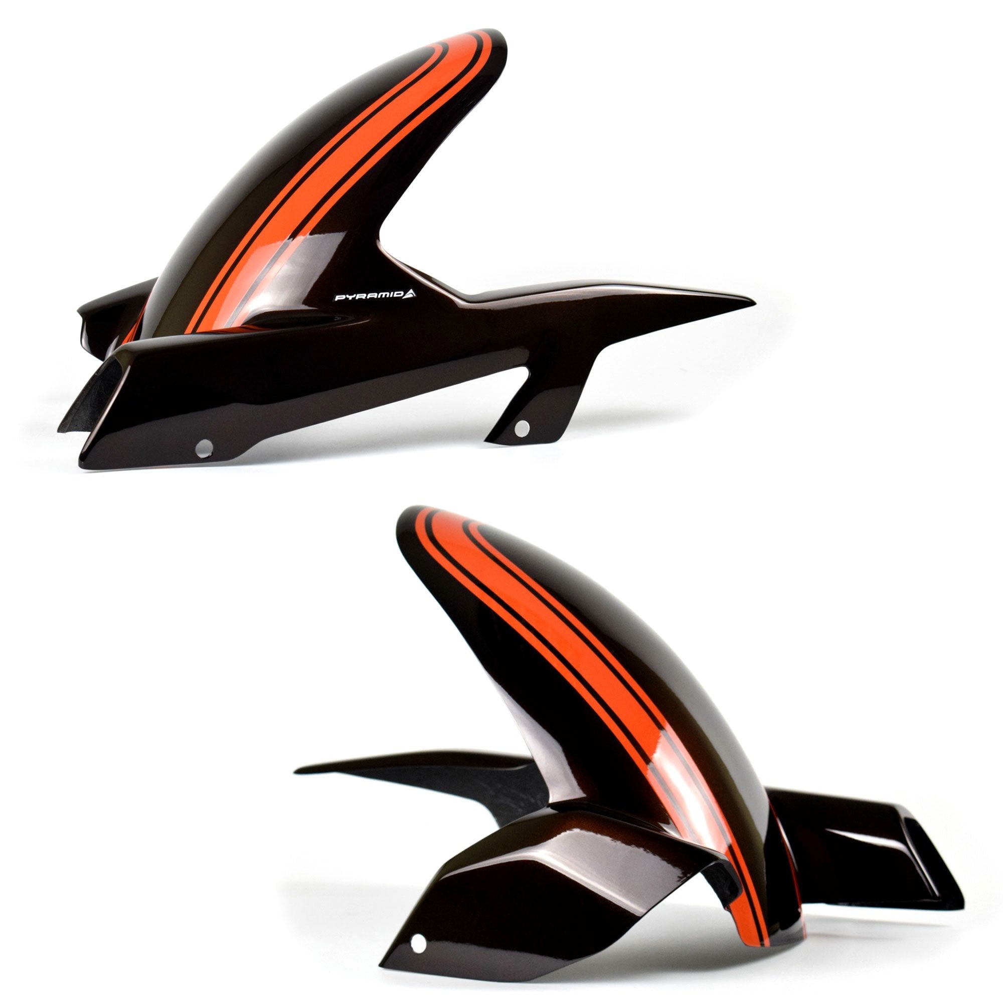 Pyramid Hugger | Metallic Brown/Metallic Orange (Candytone Brown/Candytone Orange) | Kawasaki Z 900 RS 2017-2020