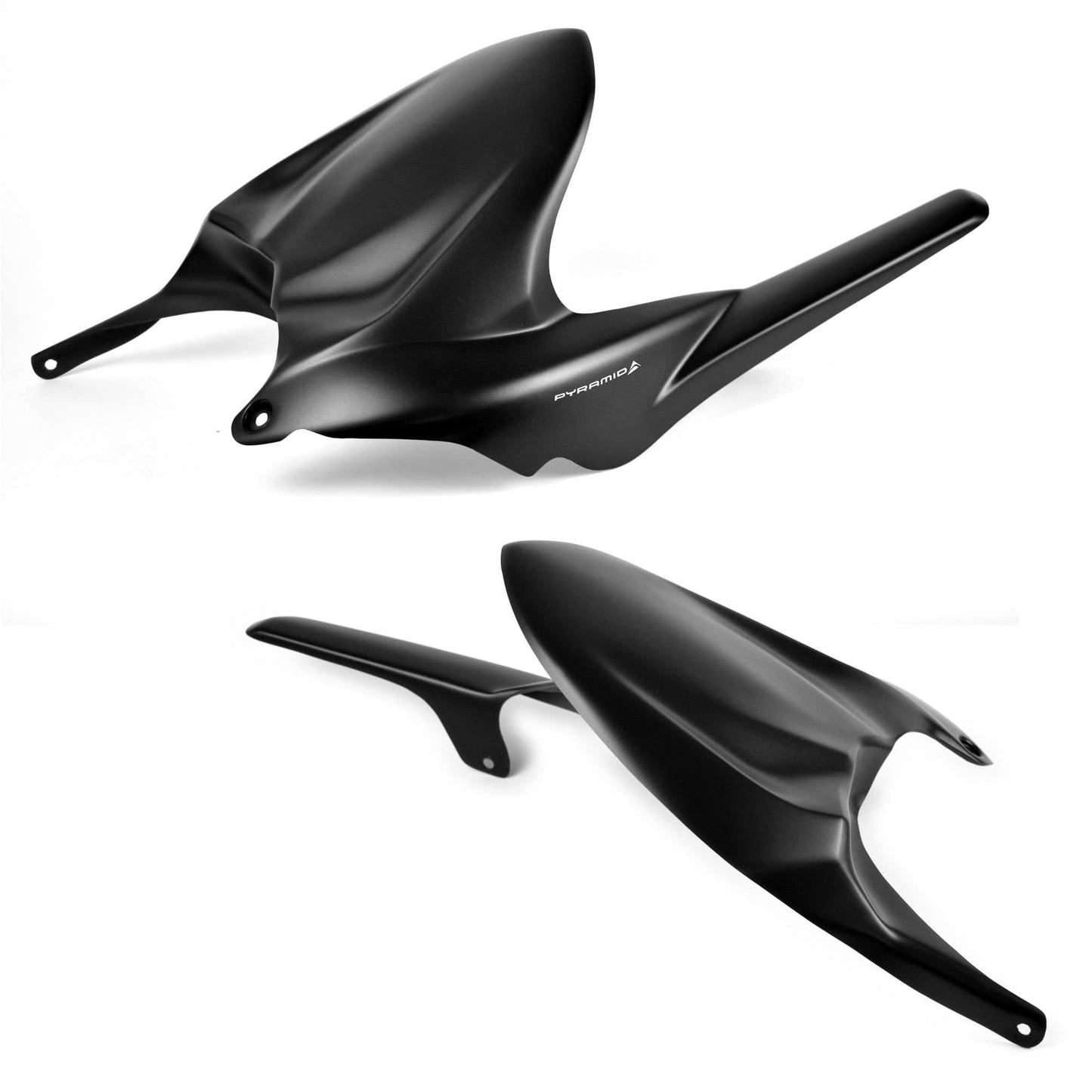 Pyramid Hugger | Matte Black / Metallic Graphite Grey / Metallic Diablo Black / Emerald Blazed Green (SE) | Kawasaki Ninja H2 SX