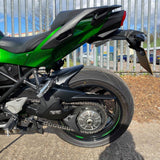 Pyramid Hugger | Matte Black / Metallic Graphite Grey / Metallic Diablo Black / Emerald Blazed Green (SE) | Kawasaki Ninja H2 SX