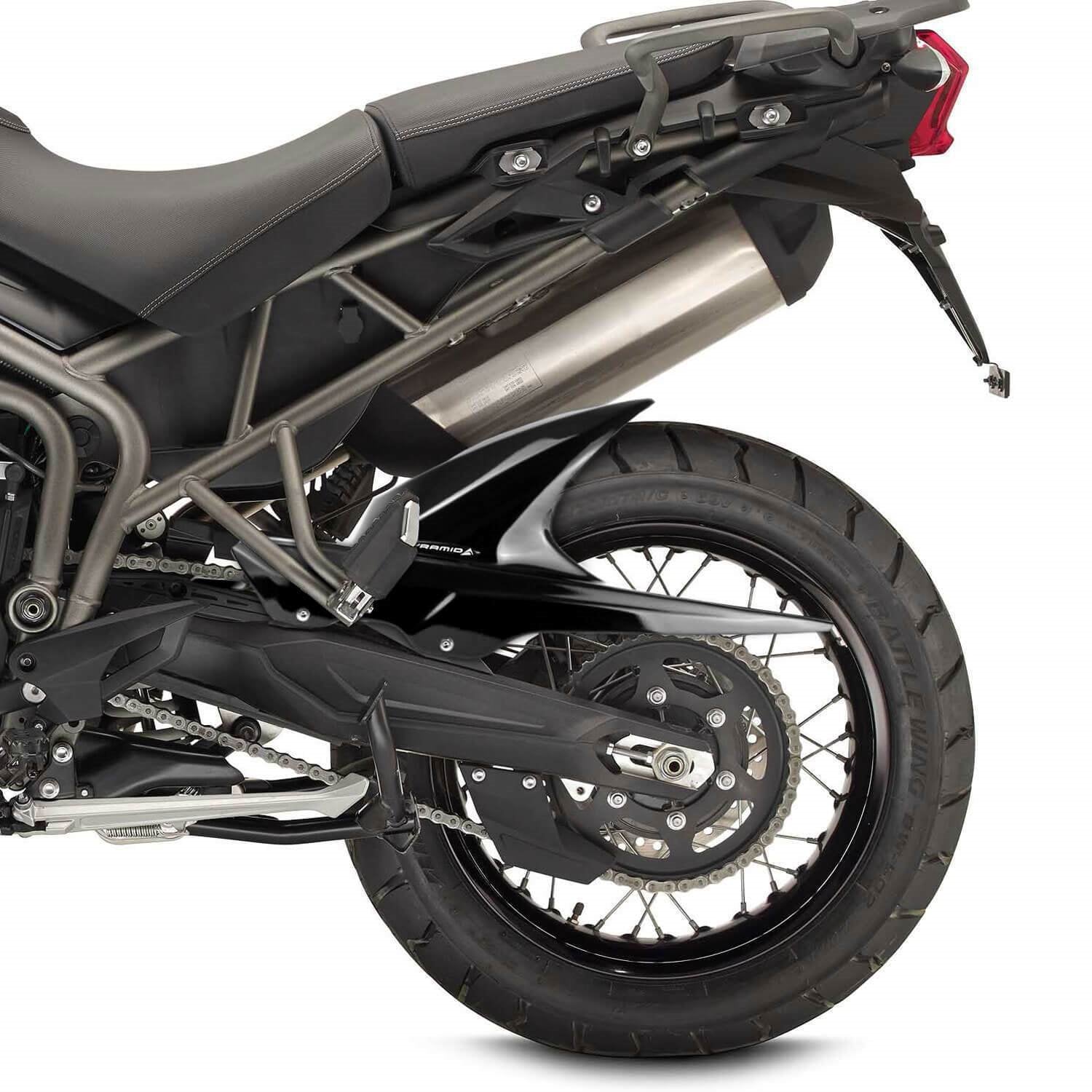 Pyramid Hugger | Gloss Black | Triumph Tiger 800 XC/XCX/XCA/Low 2011-Current
