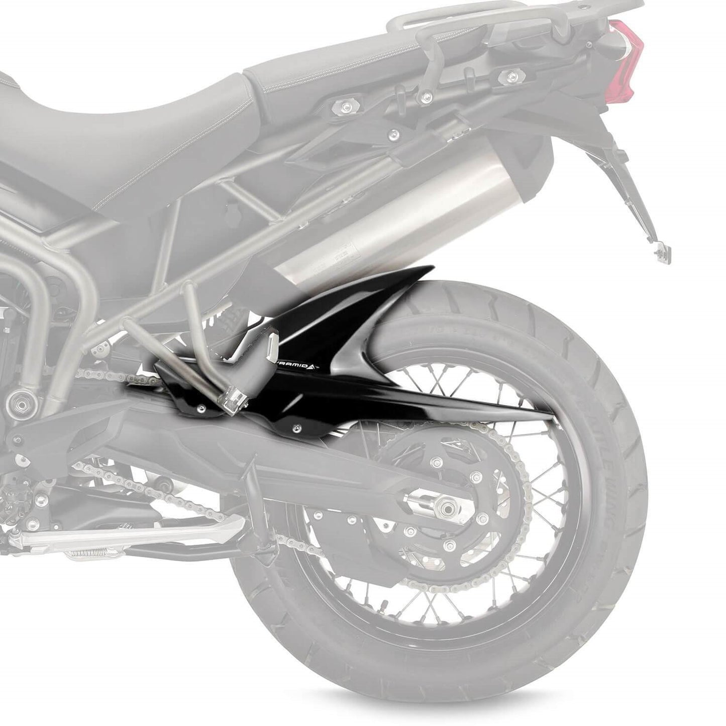 Pyramid Hugger | Gloss Black | Triumph Tiger 800 XC/XCX/XCA/Low 2011-Current