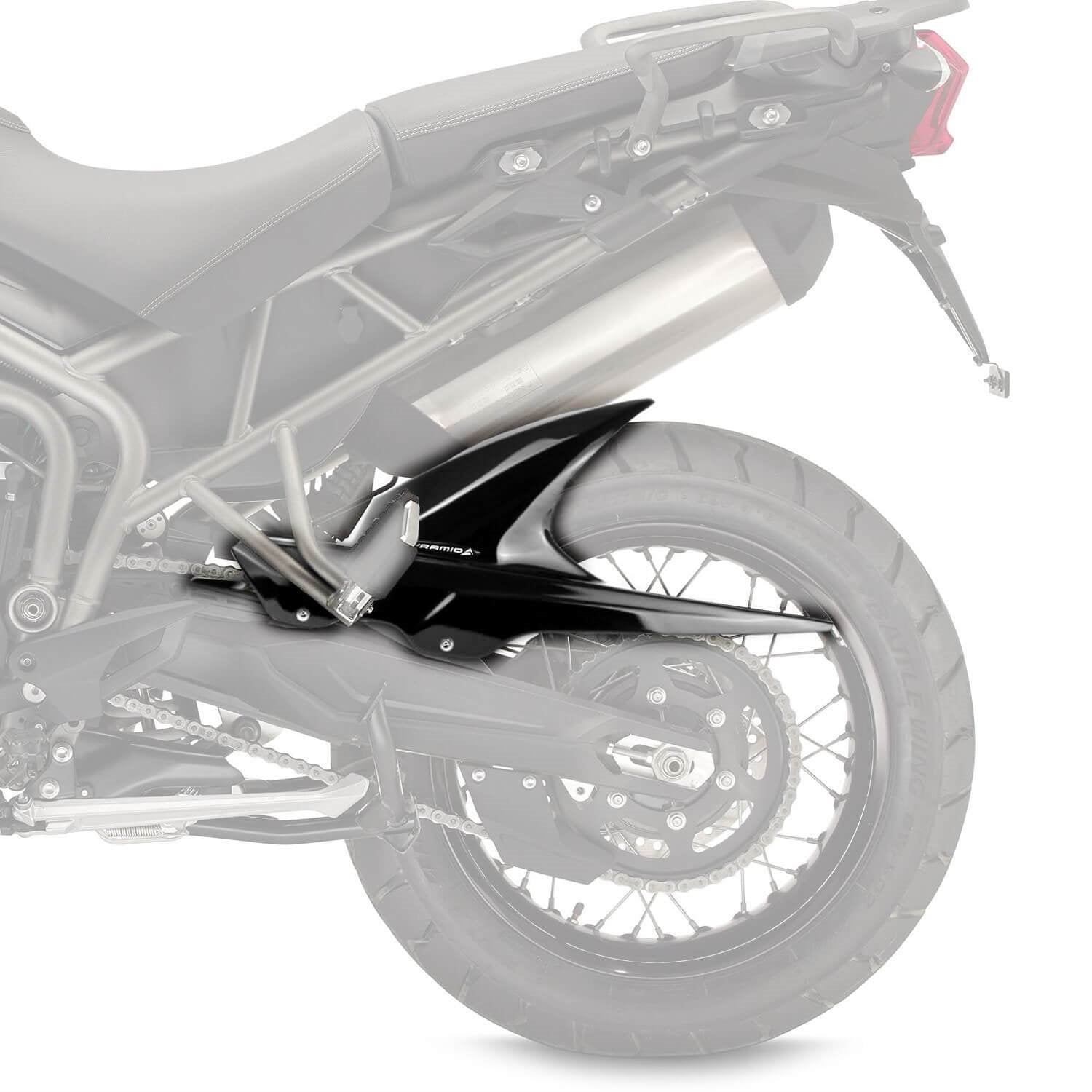 Pyramid Hugger | Gloss Black | Triumph Tiger 800 XC/XCX/XCA/Low 2011-Current