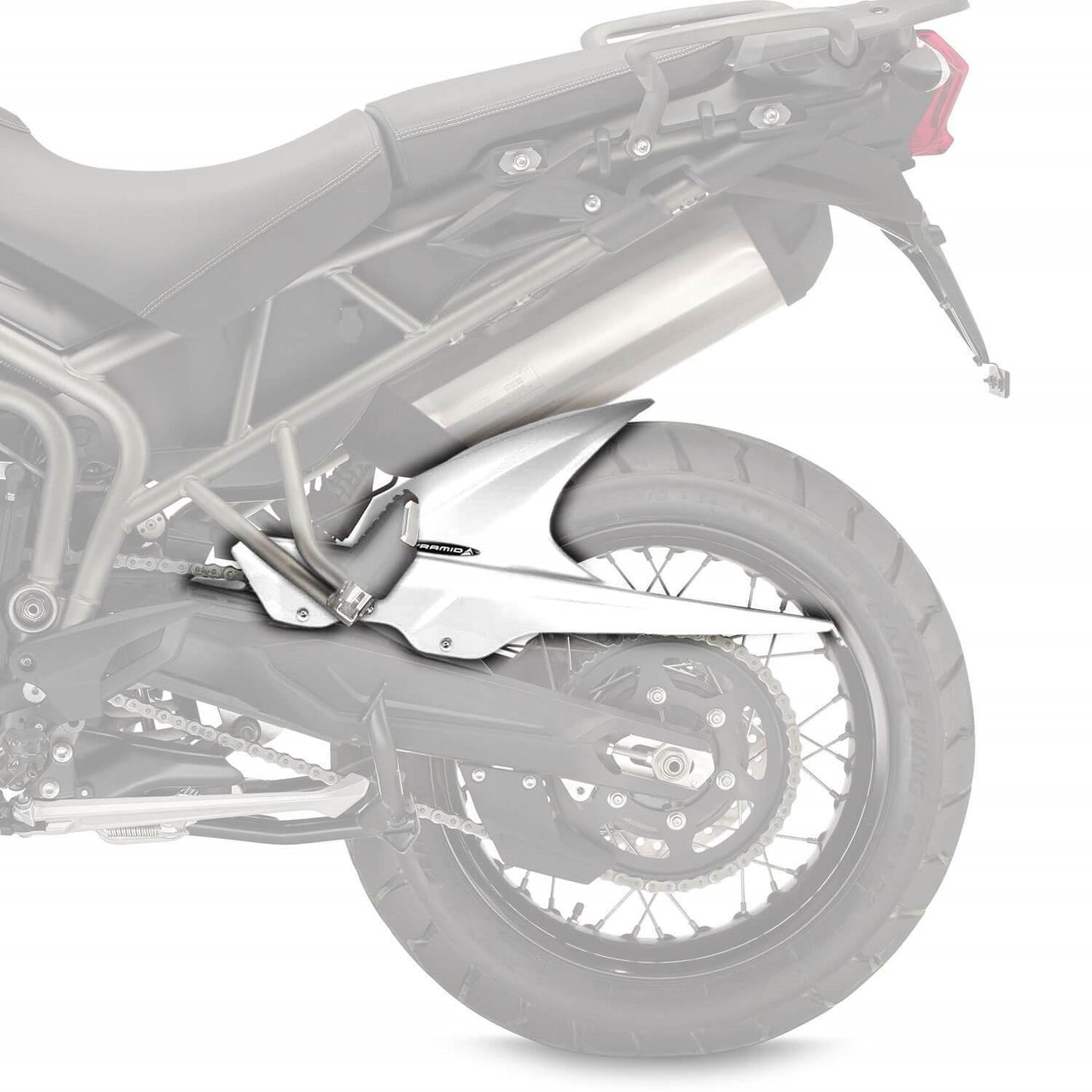 Pyramid Hugger | Gloss White | Triumph Tiger 800 XC/XCX/XCA/Low 2011-Current