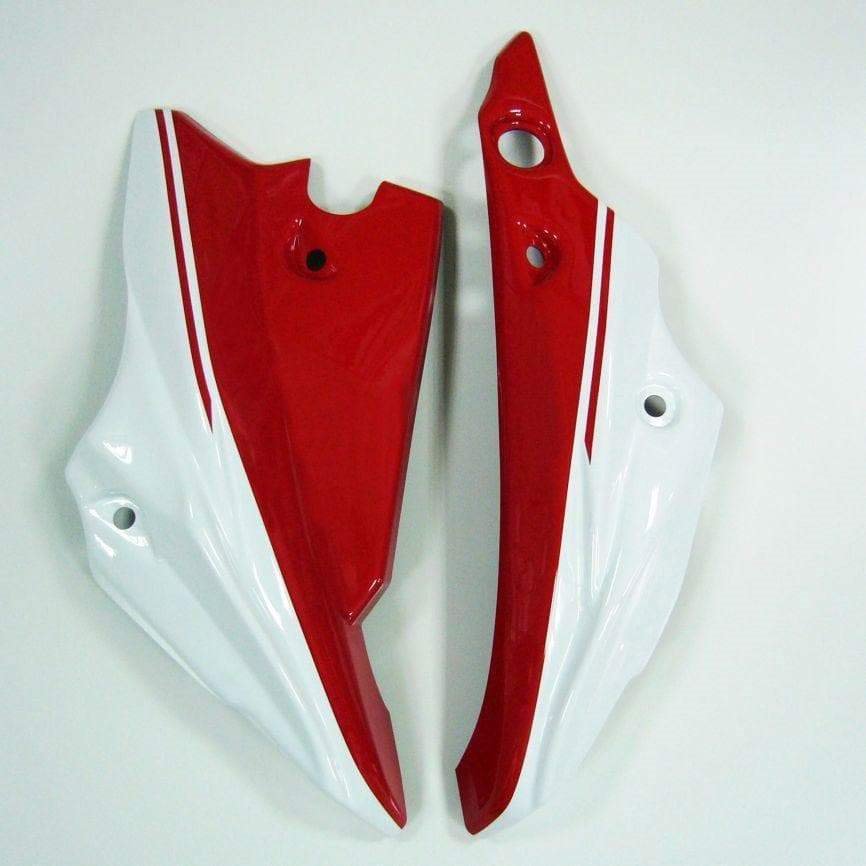 Belly Pan | Gloss White/Gloss Red (Ross White/Millenium Red) | Honda CB 500 F 2016-2017