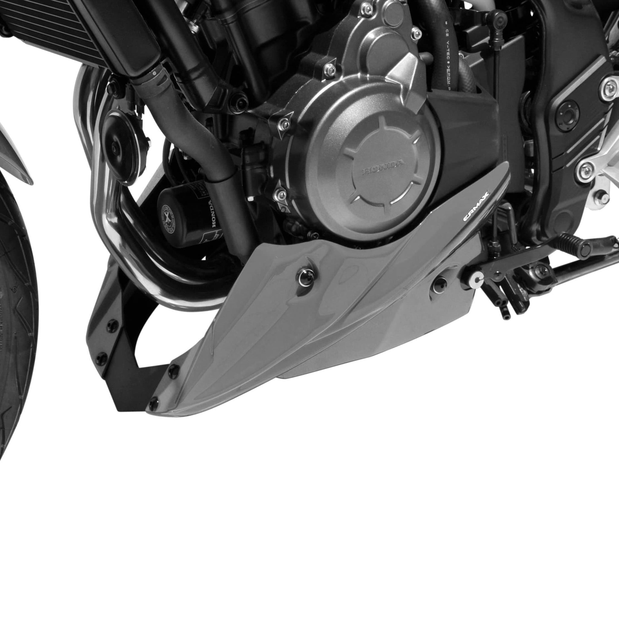 Belly Pan | Gloss White/Gloss Red (Ross White/Millenium Red) | Honda CB 500 F 2016-2017
