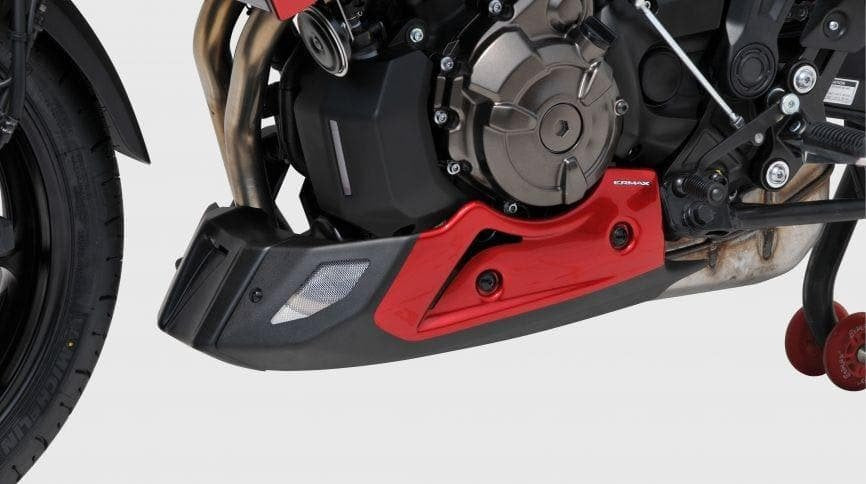 Belly Pan | Metallic Red/Matte Black (Radical Red/Matte Black) | Yamaha Tracer 700 | MT-07 2016-2019
