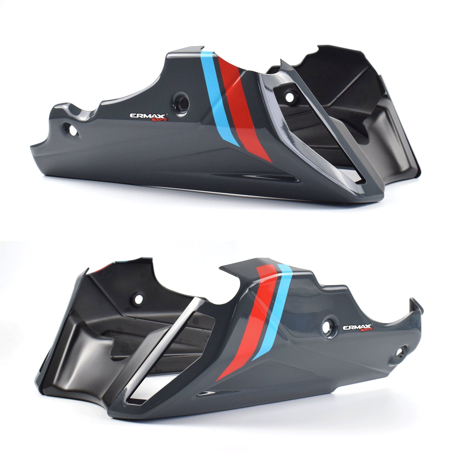 Belly Pan | Storm Fluo Tri Colour (Storm/Red/Blue) | Yamaha MT-09 2021-2023