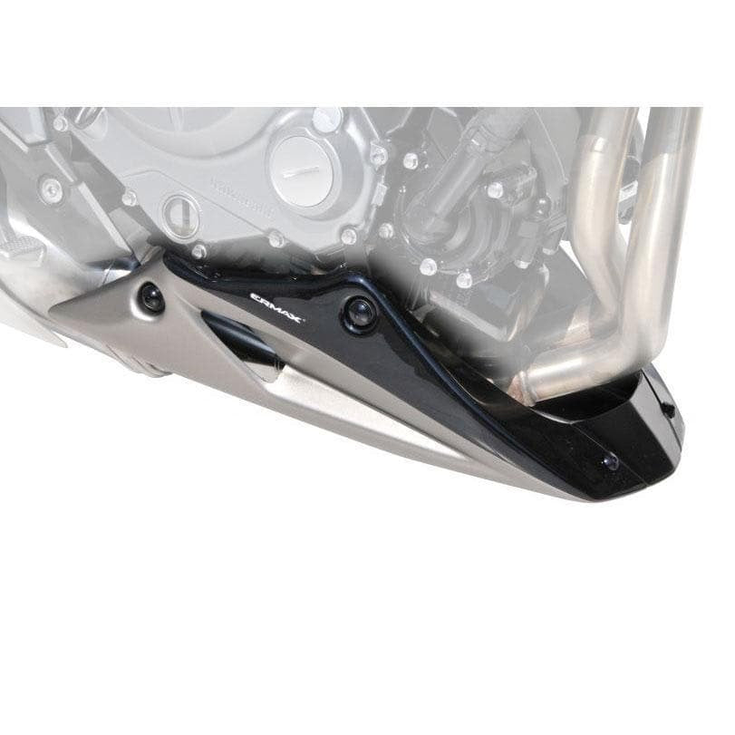 Belly Pan | Metallic Grey/Metallic Black (Raw Titanium/Spark Black) | Kawasaki Z 650 2017-2017