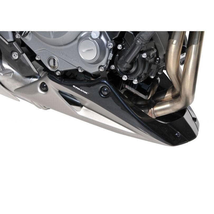 Belly Pan | Metallic Grey/Metallic Black (Raw Titanium/Spark Black) | Kawasaki Z 650 2017-2017