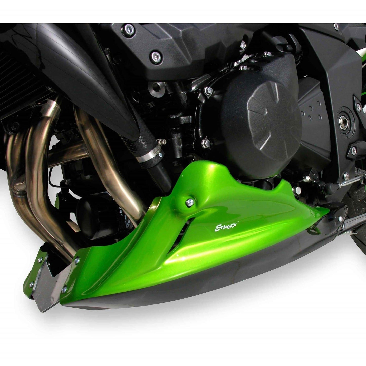 Belly Pan | Metallic Green/Gloss Black (Candy Lime Green/Ebony Black) | Kawasaki Z 750 R 2011-2011