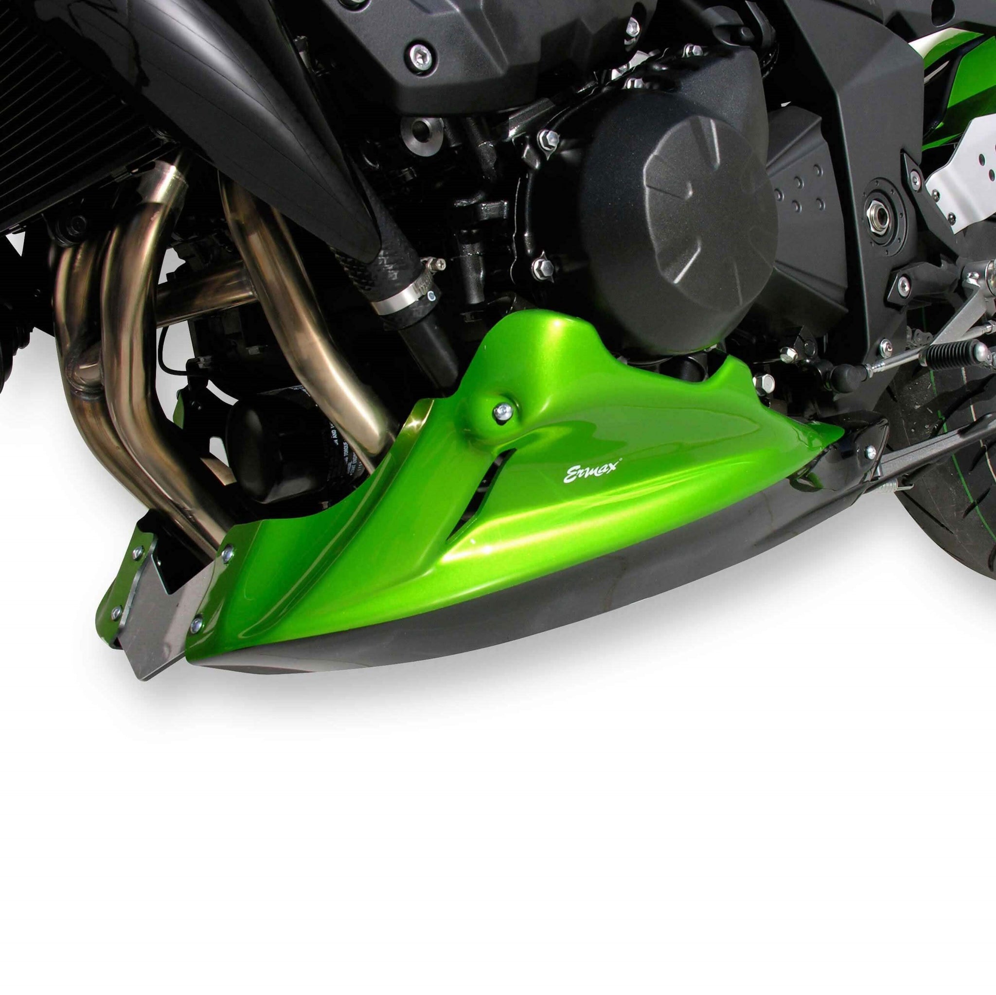 Belly Pan | Met Green/Met Black (Candy Lime Green/Spark Black) | Kawasaki Z 750 R 2012-2012