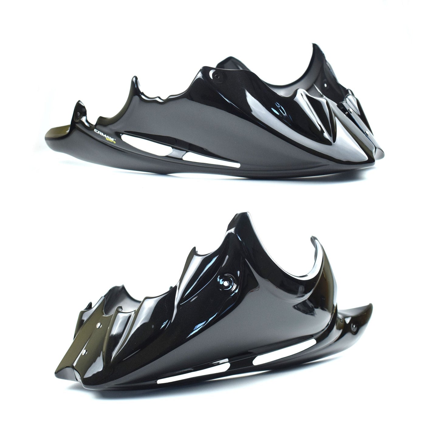 Belly Pan | Metallic Black Grey Flake (Spark Black) | Kawasaki Z 1000 2004-2006