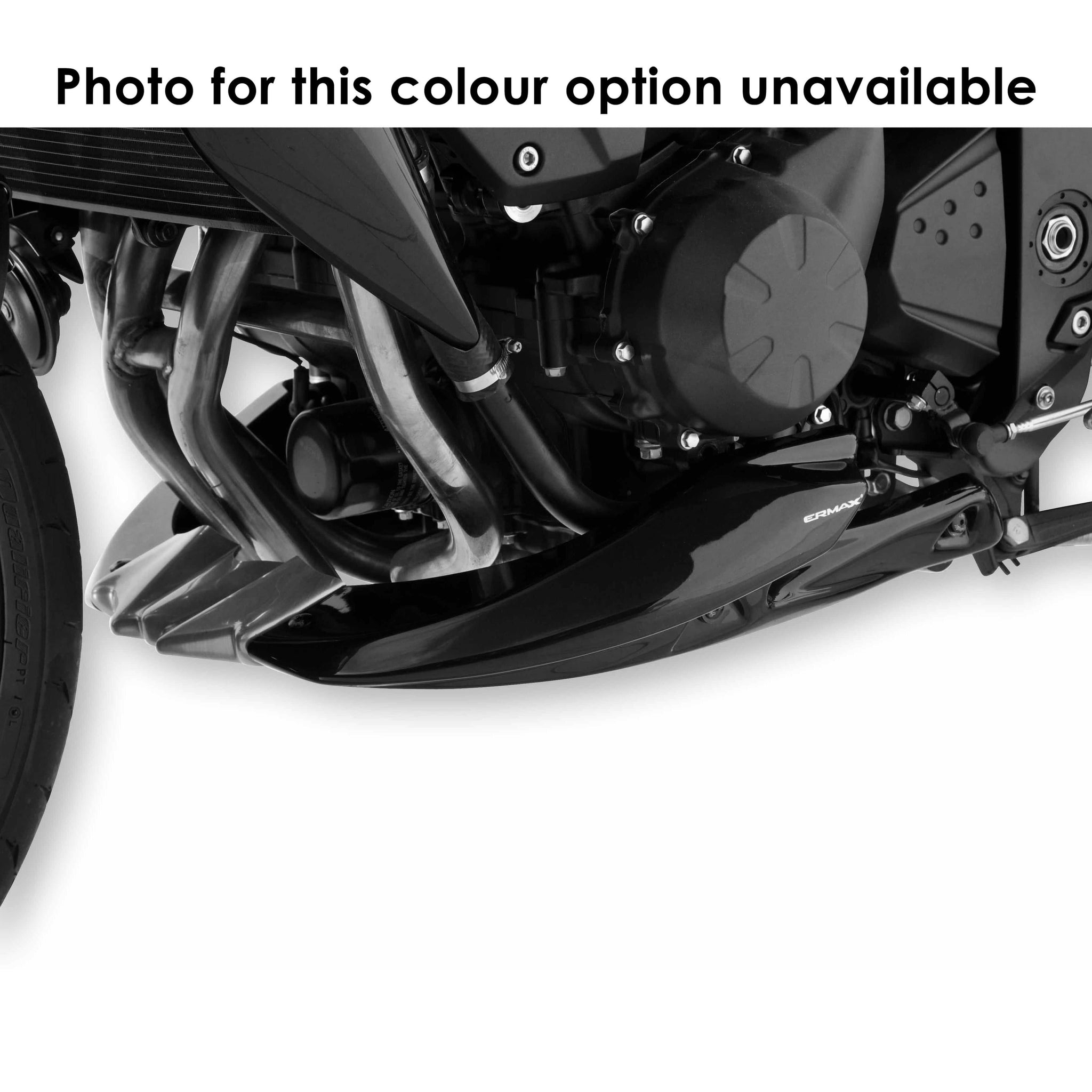 Belly Pan | Metallic Black Grey Flake (Spark Black) | Kawasaki Z 750 2010-2012
