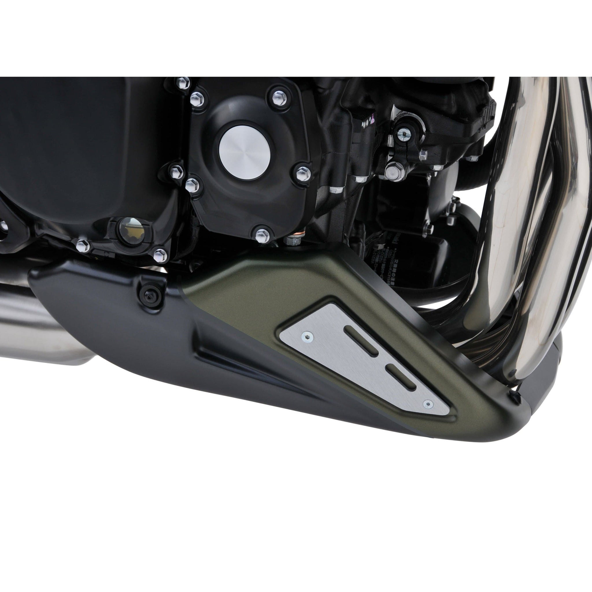 Belly Pan | Matte Metallic Green/Matte Black | Kawasaki Z 900 RS 2017-Current