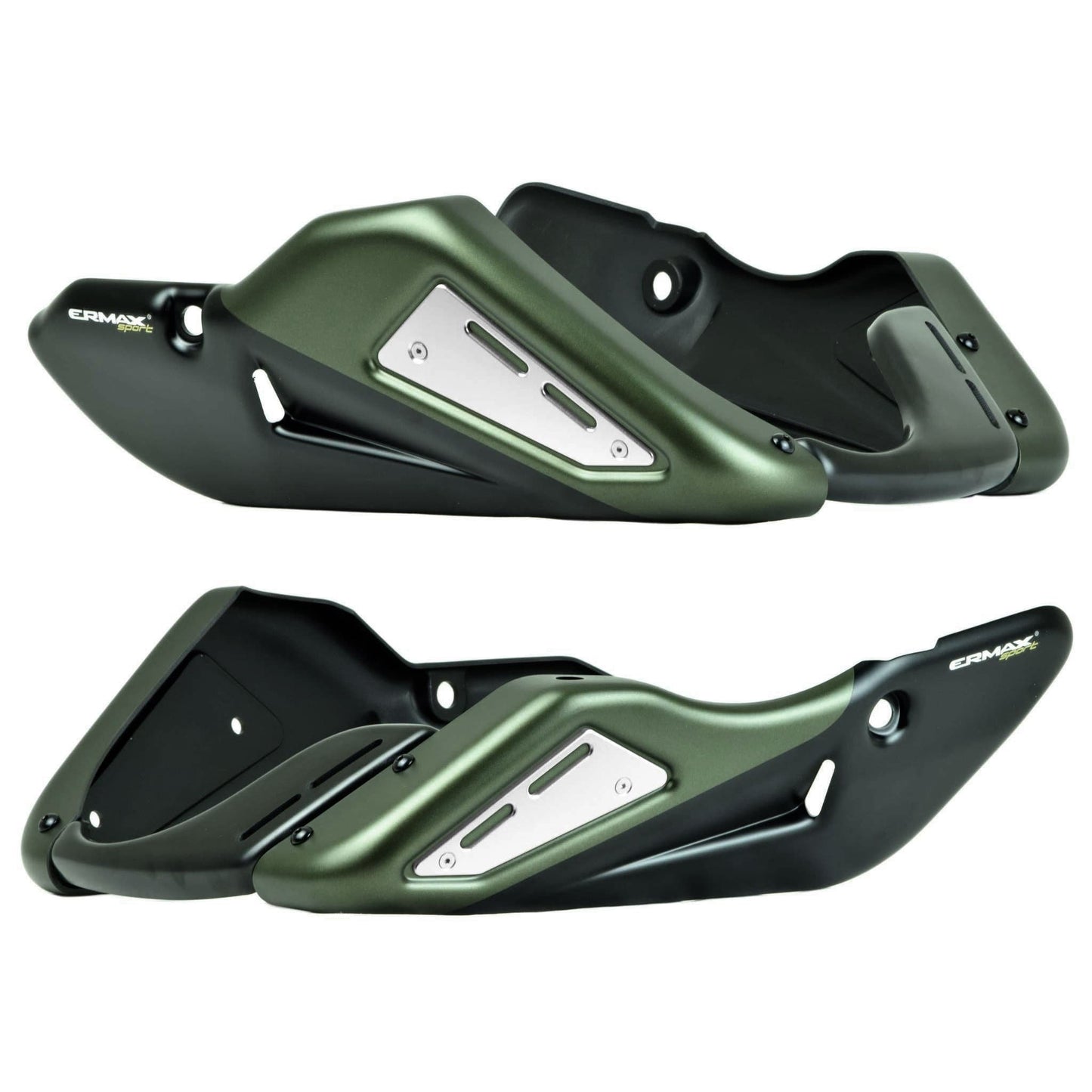 Belly Pan | Matte Metallic Green/Matte Black | Kawasaki Z 900 RS 2017-Current