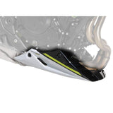 Belly Pan | Met White/Met Black/Met Green (Pearl Blizzard/Spark Black/Candy Lime Green) | Kawasaki Z 650 2020-Current