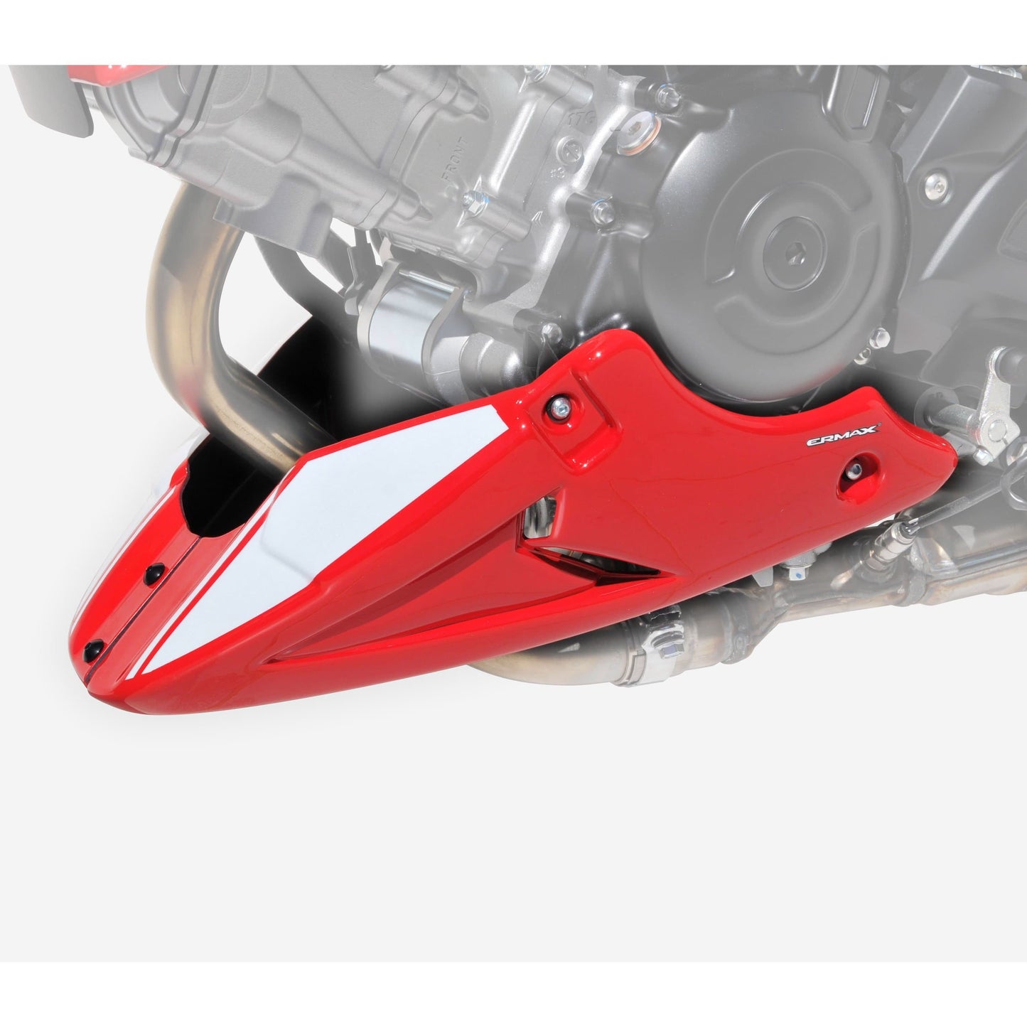 Belly Pan | Metallic White/Metallic Red (Glacier White/Mirage Red) | Suzuki SV650 2016-2018