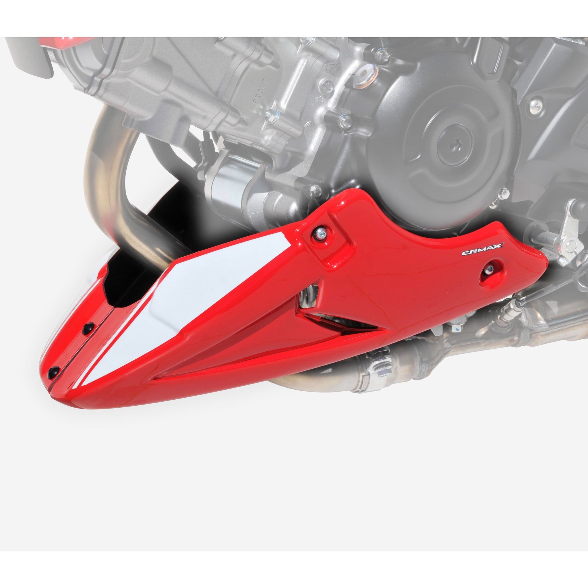 Belly Pan | Metallic White/Metallic Red (Glacier White/Mirage Red) | Suzuki SV650 2016-2018