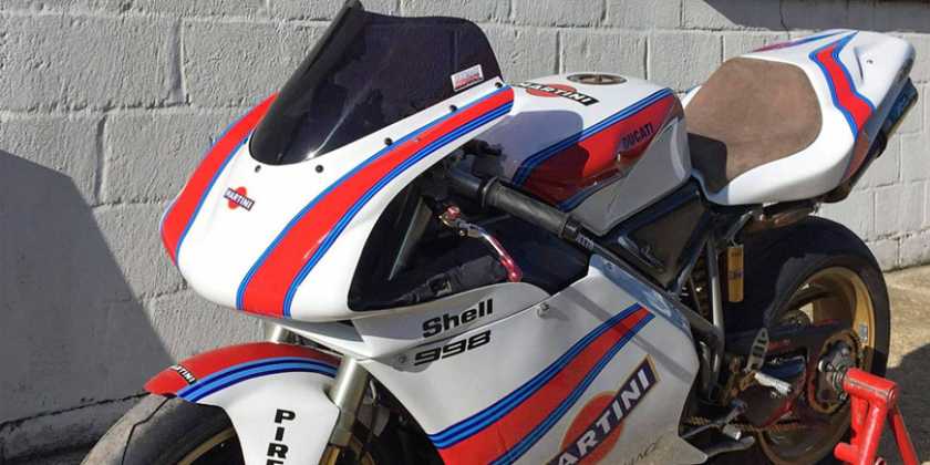 March 2021 - New race bodywork for Ducati 998