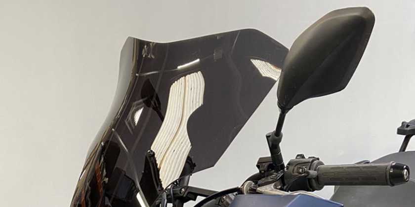 April 2021 - Taller screens and hugger for Tracer 700